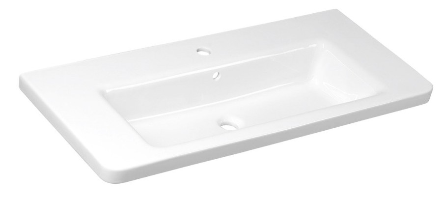 CITY keramické umyvadlo hranaté 100x45cm, bílá KE100