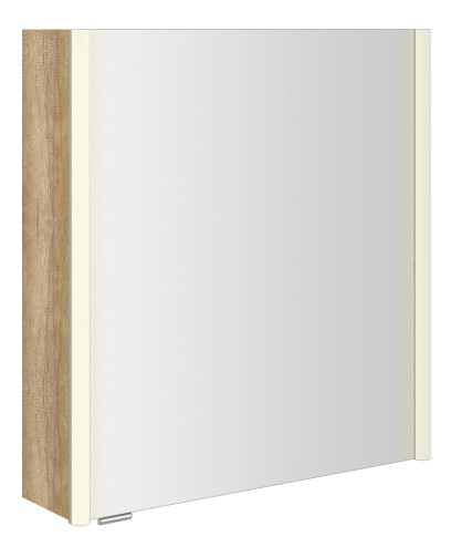 ALIX galerka s LED osvětlením 66x70x17,5cm, levá/pravá, dub alabama AX166-0022