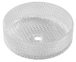 TY214CL (50902) MARAGUA skleněné gravírované umyvadlo na desku Ø 39,5cm, čirá TY214CL