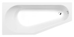 90111.11 (52559) TIGRA L asymetrická vana 170x80x46cm, bílá mat 90111.11