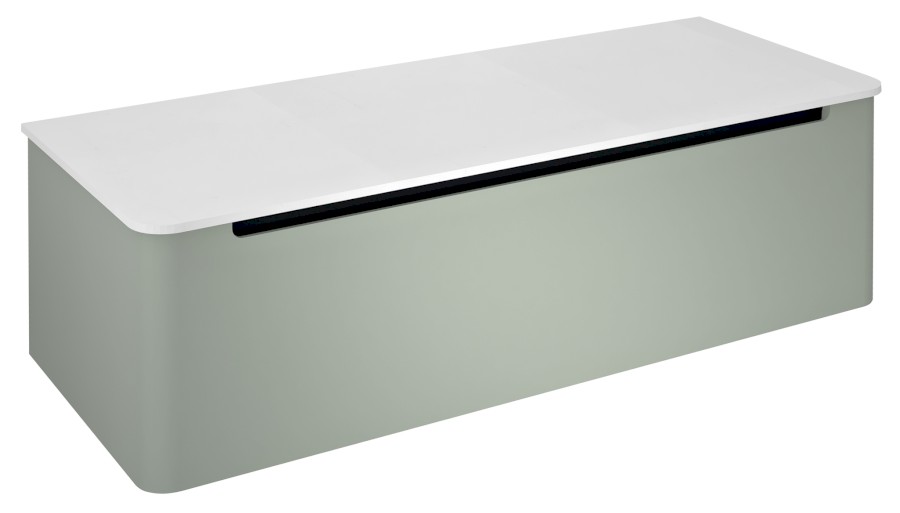 KERALA umyvadlová skříňka 120x35x47,5cm, 1x zásuvka, verde KR120-4444