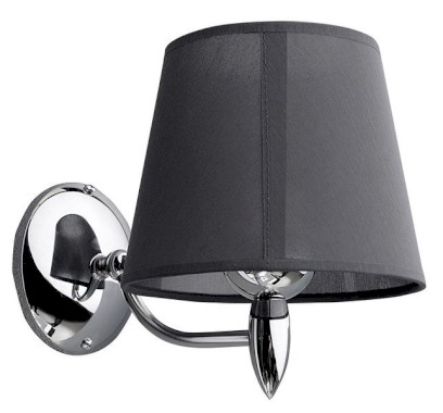 HANBO nástěnné svítidlo E27, 60W, 230V, IP21, chrom AU526