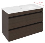 EZ792-1616 (60285) EZARA umyvadlová skříňka 78x54x39cm, borovice rustik EZ792-1616