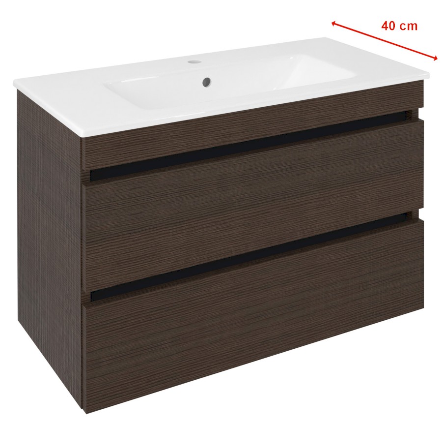 EZ792-1616 (60285) EZARA umyvadlová skříňka 78x54x39cm, borovice rustik EZ792-1616