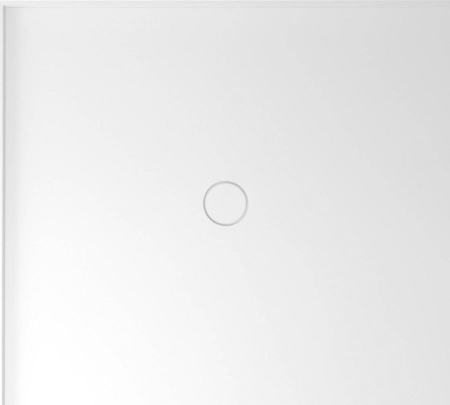 MIRAI sprchová vanička z litého mramoru, obdélník 100x90x1,8cm, levá, bílá 73171