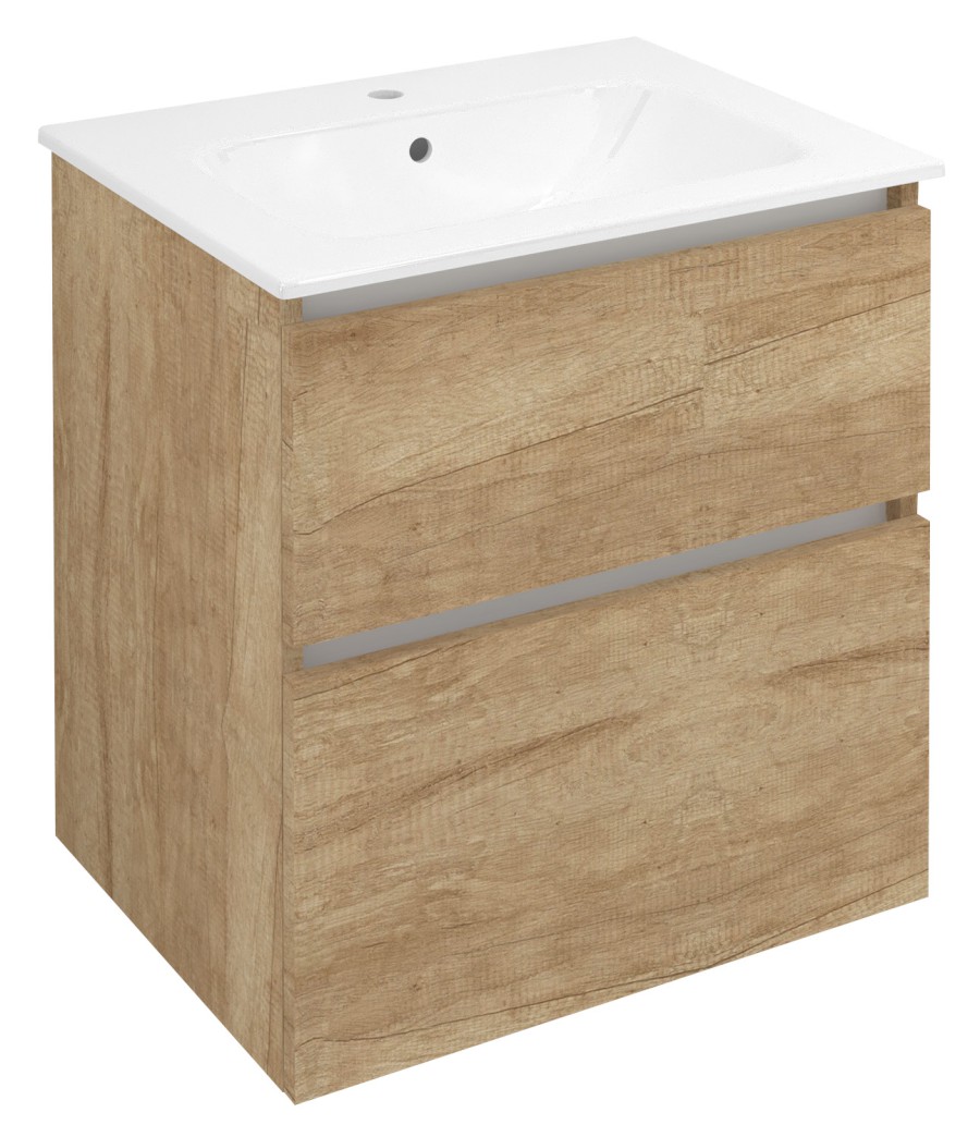 EZ601-2222 (60277) EZARA umyvadlová skříňka 59,2x64x46cm, dub alabama EZ601-2222