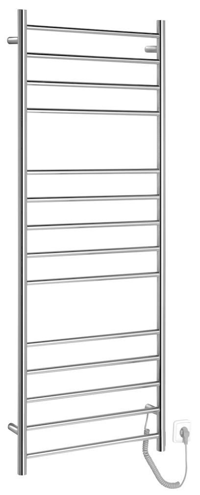REDONDO elektrický sušák ručníků, kulatý, 600x1500 mm, 130 W, nerez lesk ER250V
