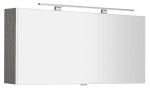 CLOE galerka s LED osvětlením 120x50x18cm, dub stříbrný CE120-0011