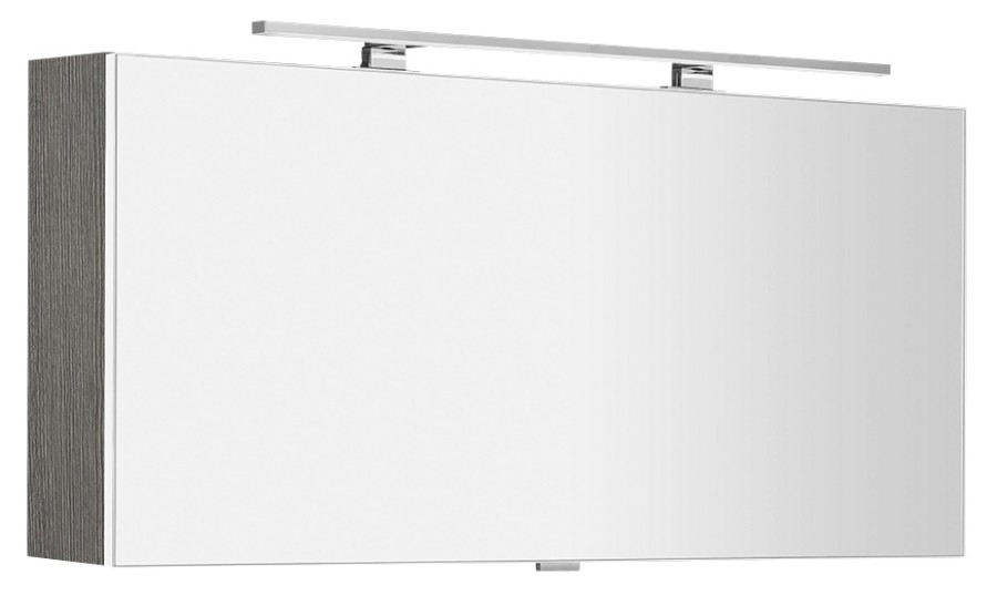 CLOE galerka s LED osvětlením 120x50x18cm, dub stříbrný CE120-0011