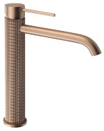 FLAWO stojánková umyvadlová baterie vysoká, měď mat FR678G