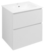 EZ601-3030 (58143) EZARA umyvadlová skříňka 59,2x64x46cm, bílá lesk EZ601-3030