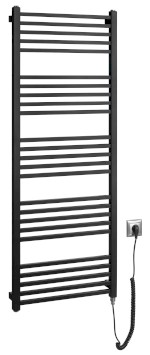 ME513B (50054) METRO-E elektrické otopné těleso rovné 500x1340 mm, 500 W, černá mat ME513B