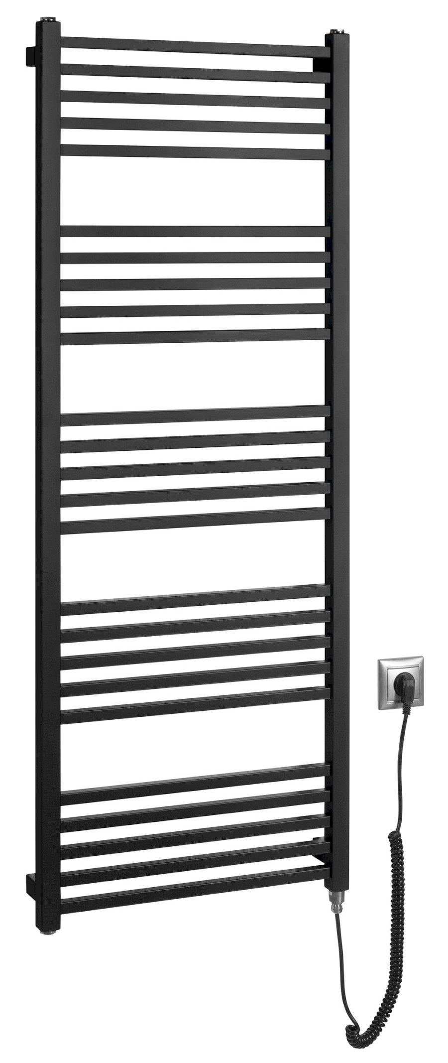 ME513B (50054) METRO-E elektrické otopné těleso rovné 500x1340 mm, 500 W, černá mat ME513B