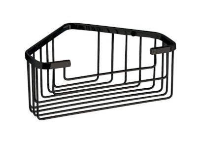 SMART rohová police do sprchy, 200x80x151mm, černá mat 2483-14