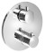 Podomítková sprchová termostatická baterie, box, 2 výstupy, chrom RH399