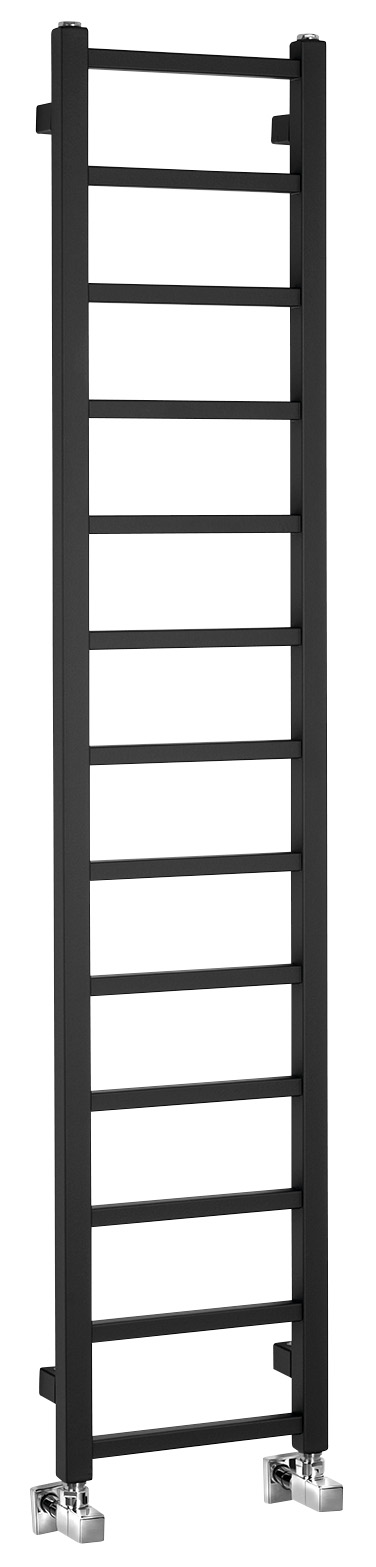 IR446TB (51311) METRO LIGHT otopné těleso 300x1500 mm, černá mat IR446TB