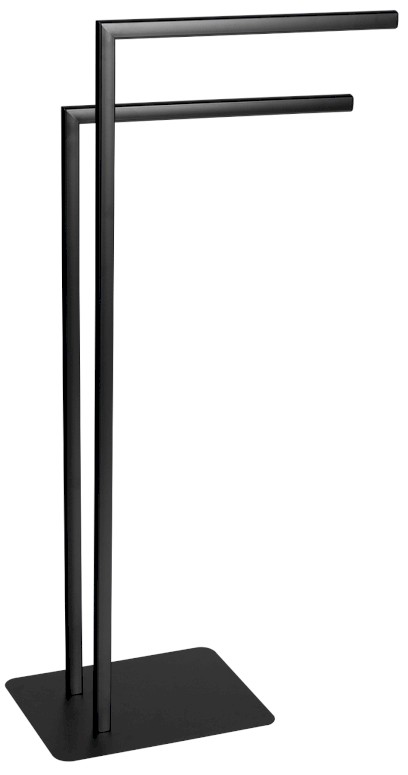 FELIX stojan na ručníky, hranatý, černá mat 133114