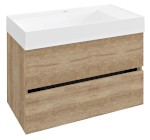 DT085-2222 (47694) ODETTA umyvadlová skříňka 82x50x43,5cm, dub alabama DT085-2222