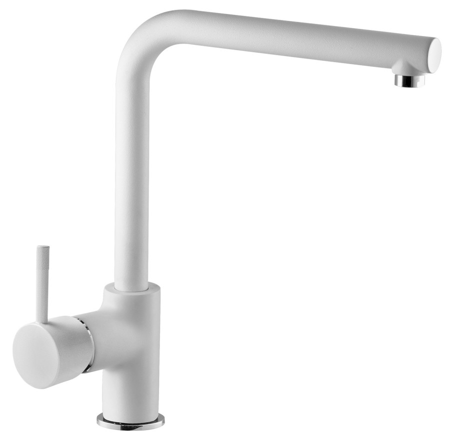 INOVA stojánková dřezová baterie, bílá mat RH125W