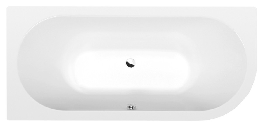 70119.11 (52545) VIVA L asymetrická vana 175x80x47cm, bílá mat 70119.11