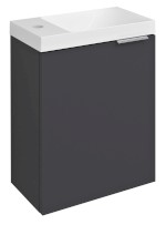LATUS X umyvadlová skříňka 39,4x50x22cm, antracit matný LT110-3434