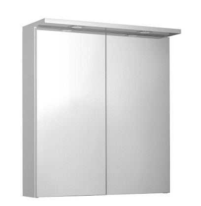 KAWA galerka s LED osvětlením 60x70x25,5cm, bílá WGL60