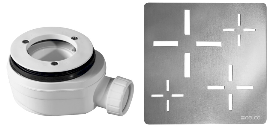 KSM107CH-SN90 (59729) Vaničkový sifon, průměr otvoru 90 mm, DN40, krytka chrom KSM107CH-SN90