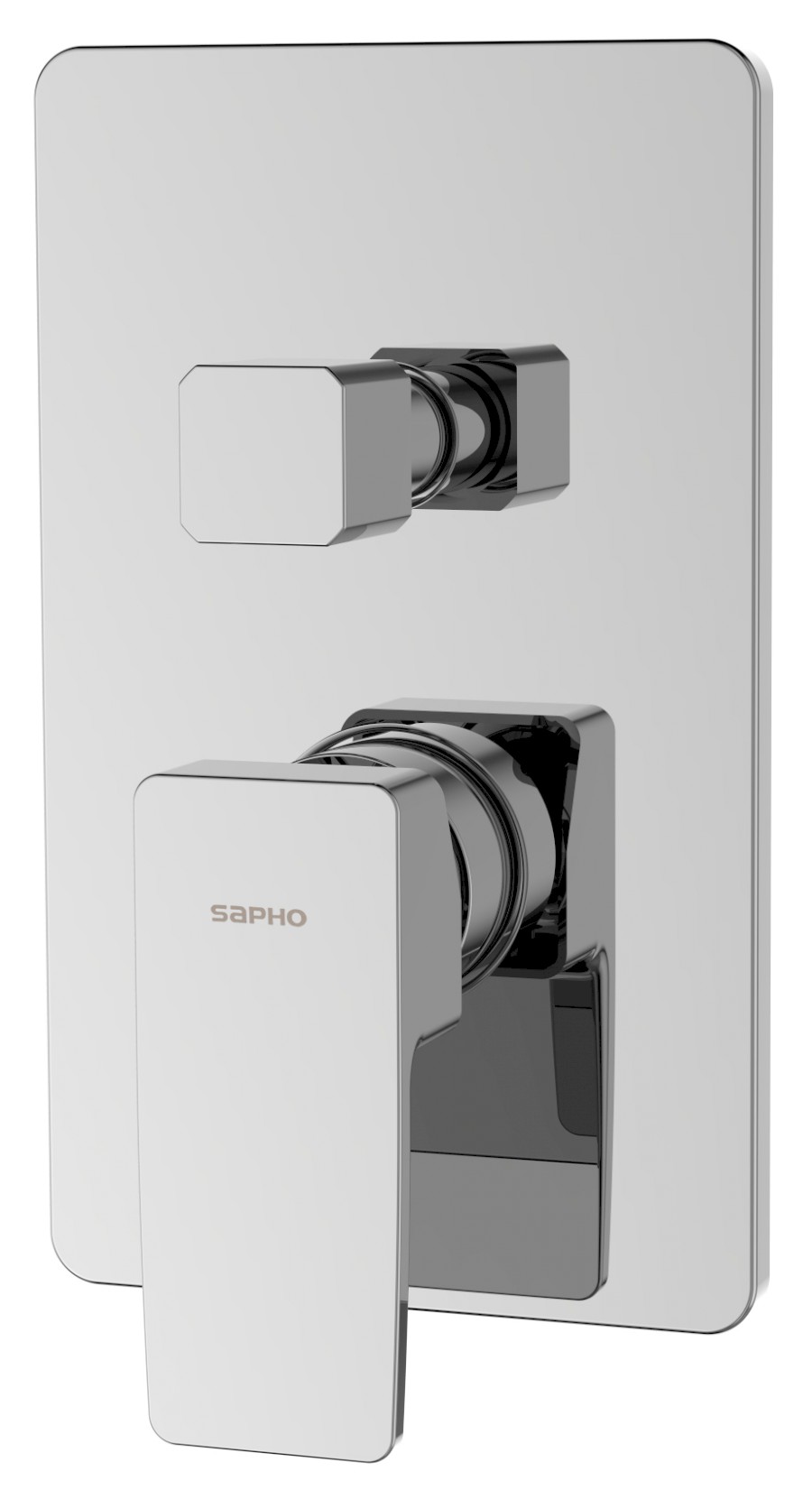 TI043 (55714) TURSI podomítková sprchová baterie, 2 výstupy, otočný přepínač, chrom TI043