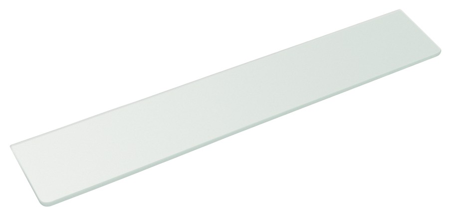 Police 900x100x8mm, mléčné sklo 22485