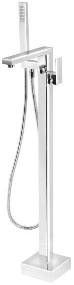 CM021 (58724) CUBEMIX vanová baterie s připojením do podlahy, chrom CM021