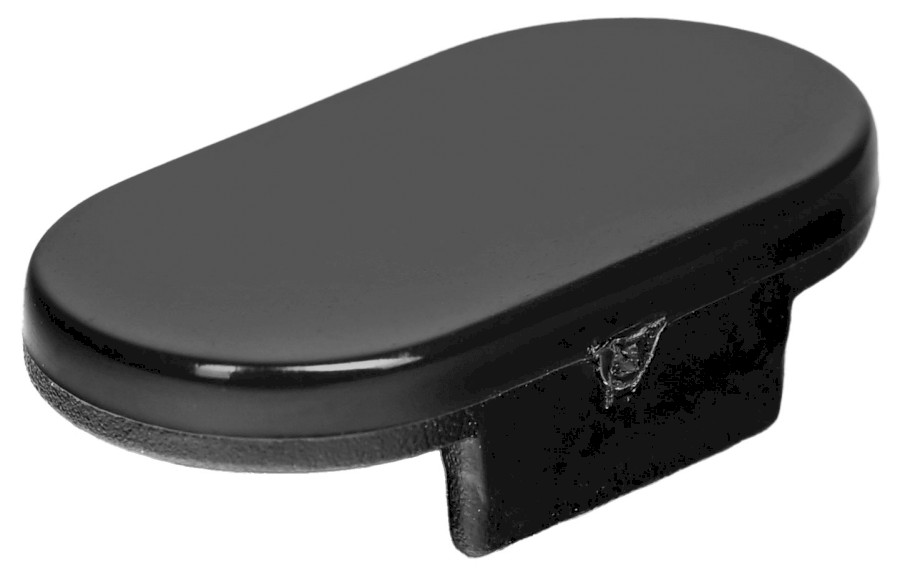ND712B (61338) EASY BLACK krytka oválná ND712B