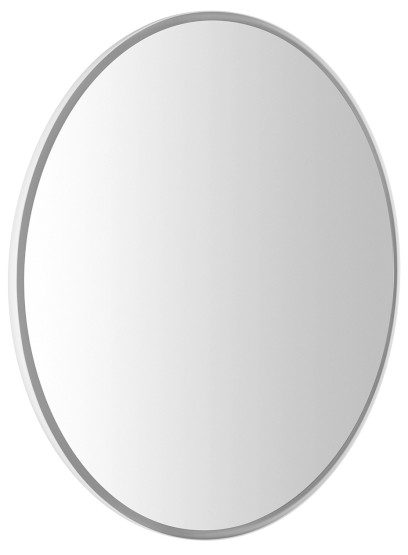 FLOAT kulaté zrcadlo s LED podsvícením ø 74cm, bílá 22574