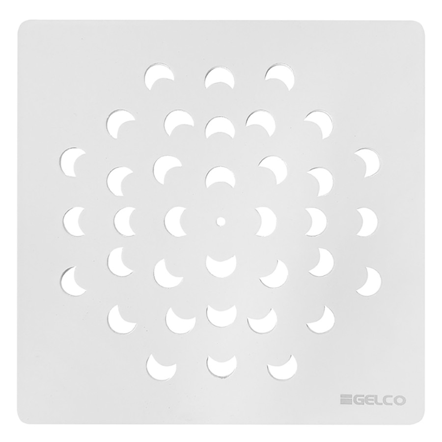 KSM104W (59715) Čtvercová krytka sifonu, bílá KSM104W