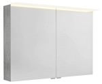 LINEX galerka s LED osvětlením, 100x70x15cm, dub stříbrný LX100-0011