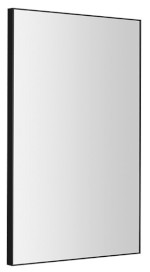 AROWANA zrcadlo v rámu 50x80cm, černá mat AWB5080