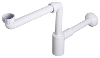 CRONO umyvadlový sifon šetřící místo, 5/4