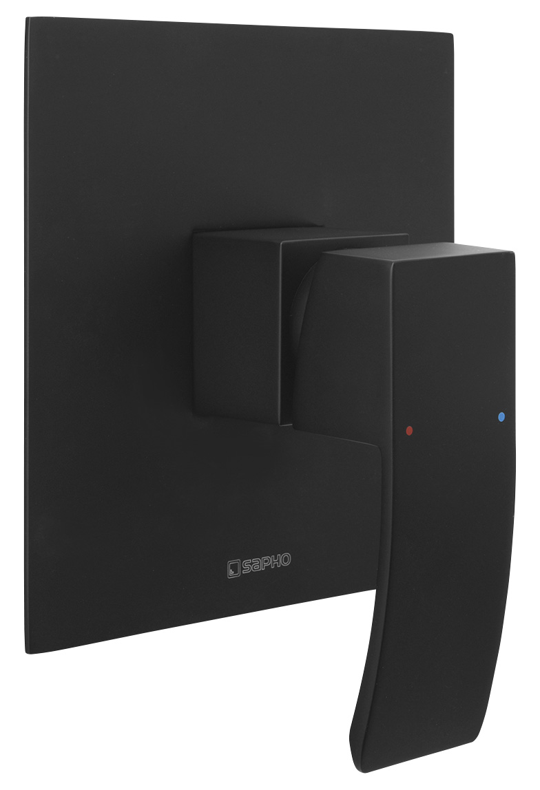 GINKO podomítková sprchová baterie, 1 výstup, černá mat 1101-41B