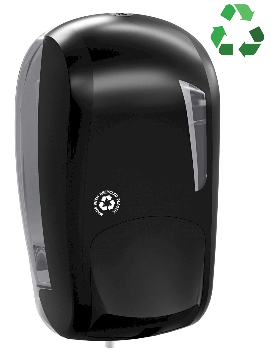 A91223BM (53248) SKIN dávkovač tekutého mýdla 500ml, ABS, černá mat A91223BM