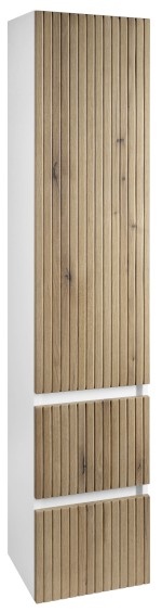 PN265 (59251) PANEDA STRIP skříňka vysoká 35x165x31cm, levá/pravá, dub emporio PN265