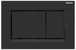 GEBERIT SIGMA30 ovládací tlačítko, Easy to clean, černá mat 115.883.16.1