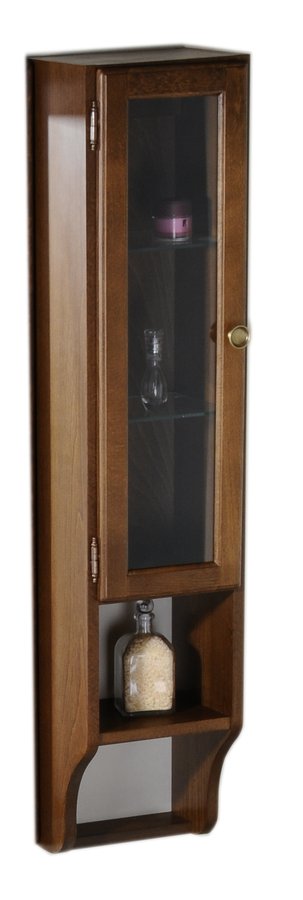 RETRO skříňka k zrcadlu 25x115x20cm, levá, buk 1700