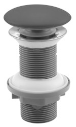 38TP0162I (53750) Umyvadlová výpust 5/4“, click-clack, keramická zátka, 20-70mm, antracit 38TP0162I