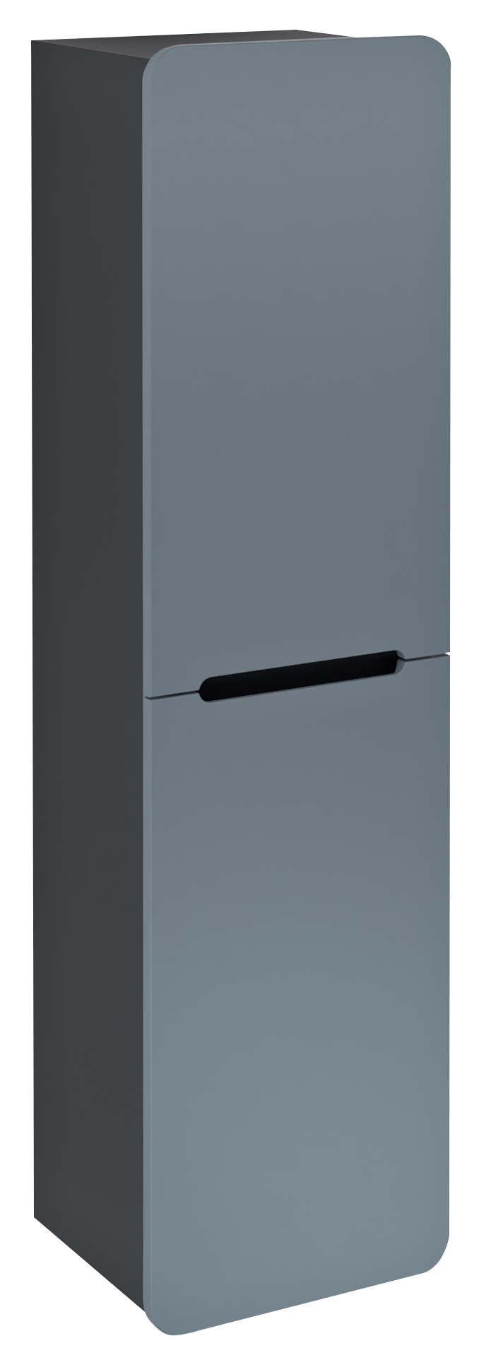 KR350-4234 (58773) KERALA skříňka vysoká 38x143x32cm, 2x dvířka, levá/pravá, siena/antracit matný KR350-4234