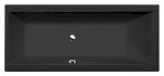 CLEO obdélníková vana 180x80x48cm, černá mat 95611.21