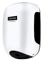 EMPIRE COMPACTJET MINI bezdotykový tryskový osoušeč rukou 230 V, 900 W, 156x238xx99,5mm, ABS plast, bílá 9855