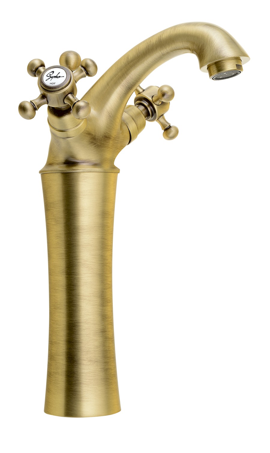 3176L (27490) ANTEA stojánková umyvadlová baterie vysoká s výpustí, výška 245mm, bronz 3176L