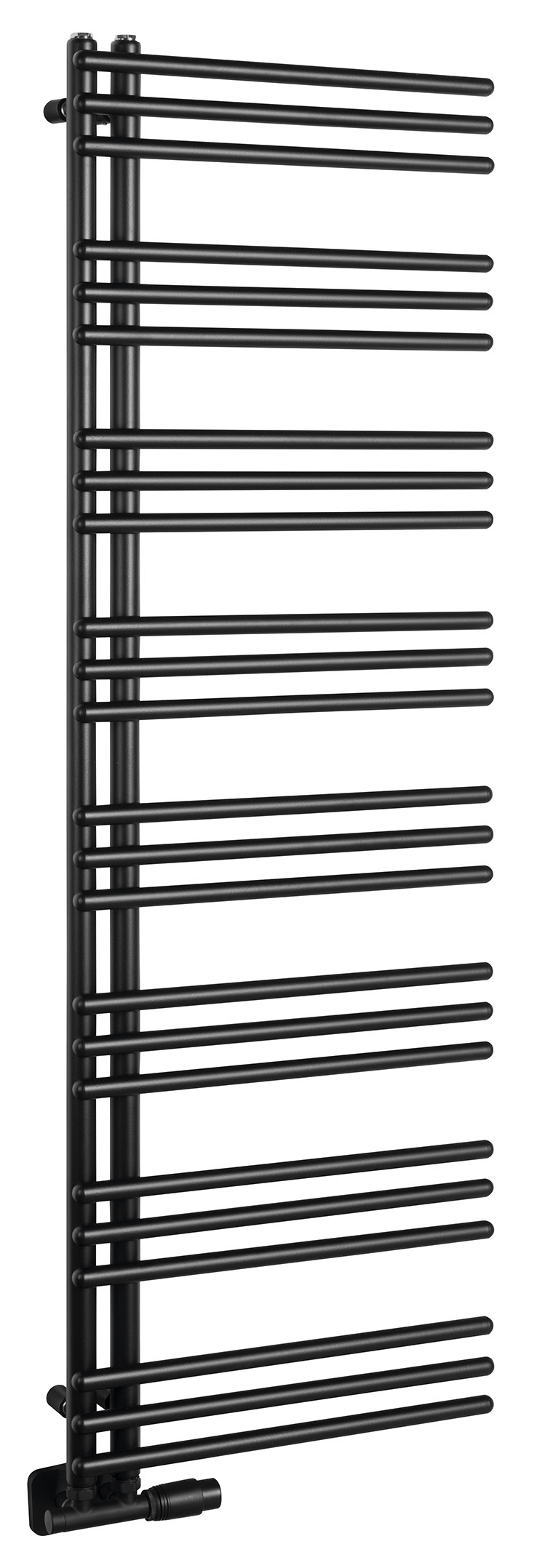 PS415B (52303) POSEIDON otopné těleso 450x1540mm, černá mat PS415B