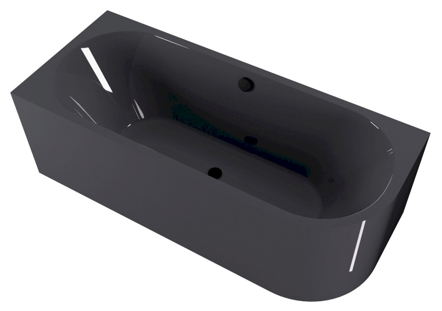 70119M.30 (58636) VIVA L MONOLITH asymetrická vana 170x75x60cm, šedá 70119M.30