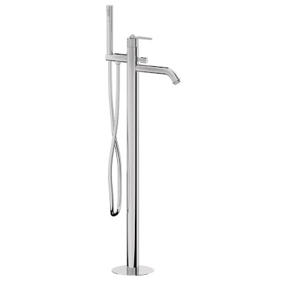 BEBÉ vanová baterie s připojením do podlahy, chrom BB021