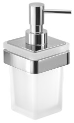 SAMOA dávkovač mýdla 170 ml, mléčné sklo, chrom A88113